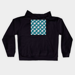 Decorator 2021 Magnolia Array on Soft Teal 5748 Kids Hoodie